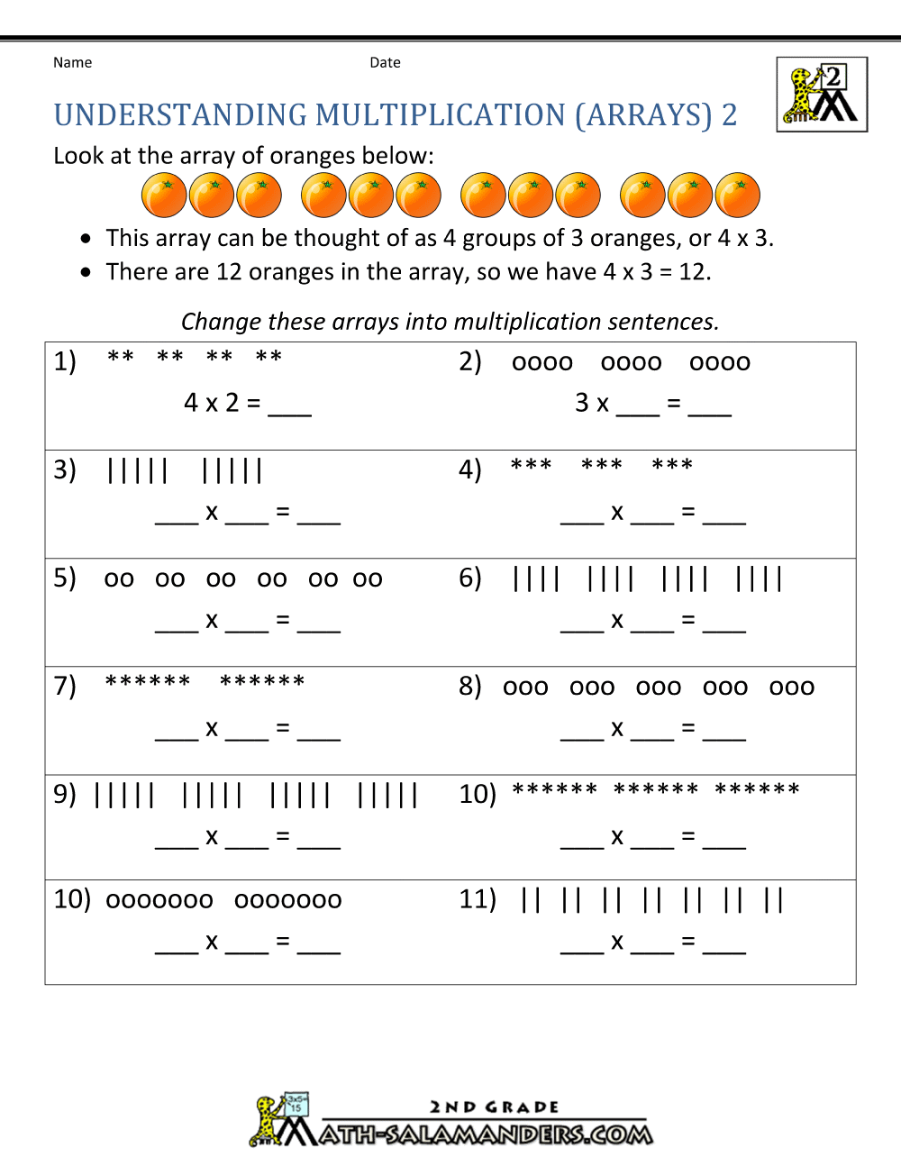 X 2 Multiplication Worksheets For 3rd Grade The Best Worksheets
