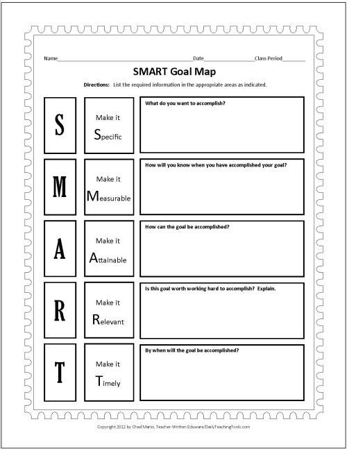 23 Images Of Student Smart Goal Worksheet Template Education