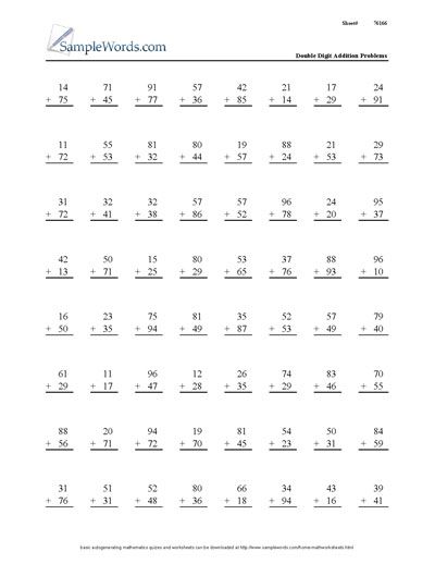 42 Best Double Digit Addition & Subtraction Images On Free Worksheets Samples