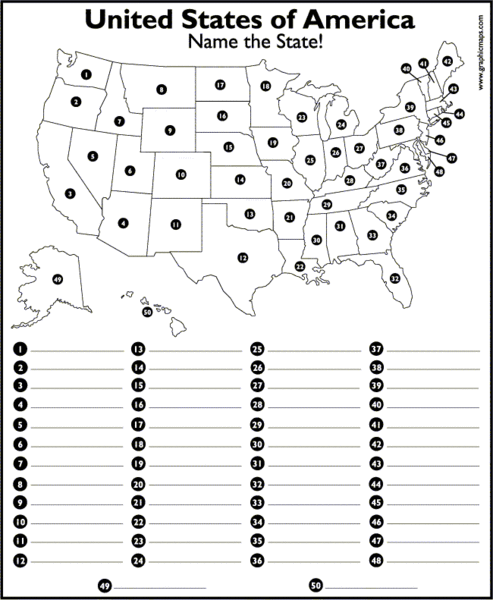 50 States Blank Map Free Worksheets Samples 50 States Blank Map Free Worksheets Samples
