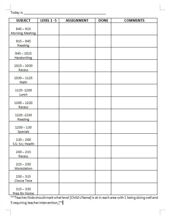 Activity Pages, Worksheets, & Communication Logs