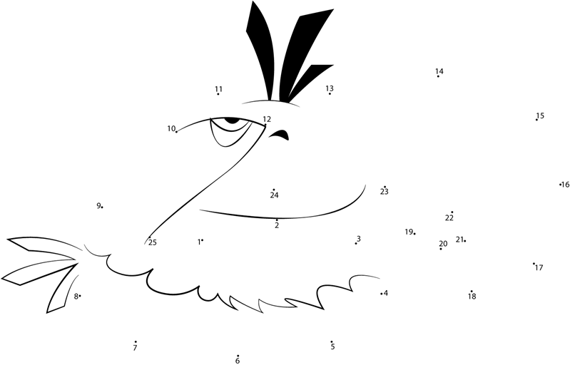 Angry Birds Connect The Dots Printable Worksheets
