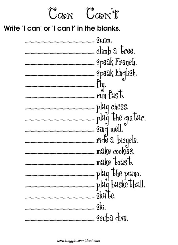 Boggle's World  Esl Worksheets For Kids