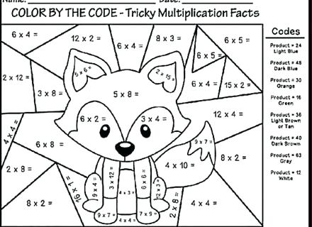 Cosy Coloring Math Worksheets For 5th Grade For Multiplication Cosy Coloring Math Worksheets For 5th Grade For Multiplication