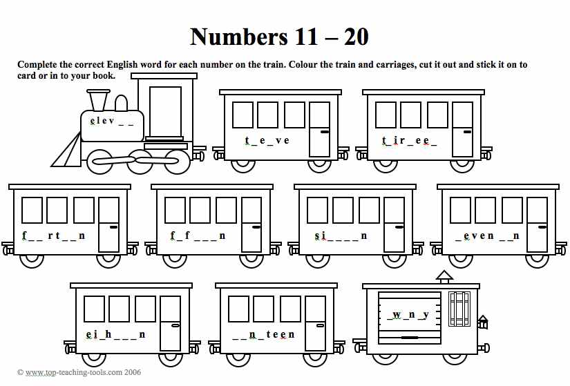 counting-trains-worksheets