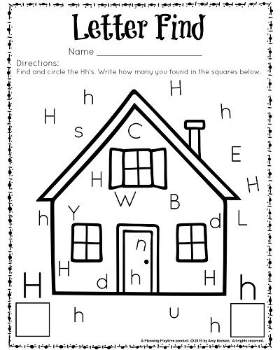 Cute Letter Find Worksheets With A Freebie