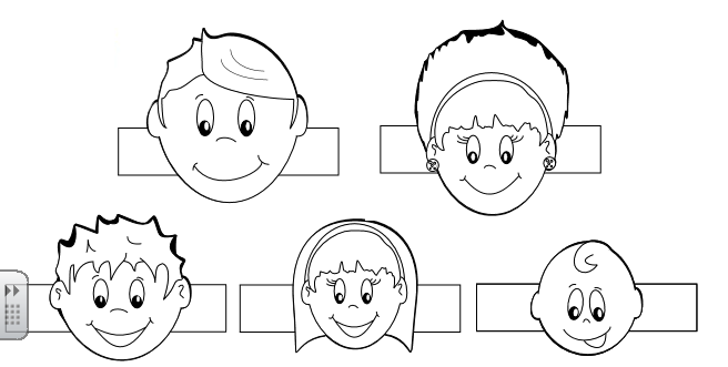 Family Finger Puppets Printable
