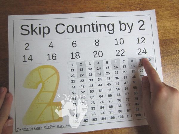 Free Number Skip Counting Printable
