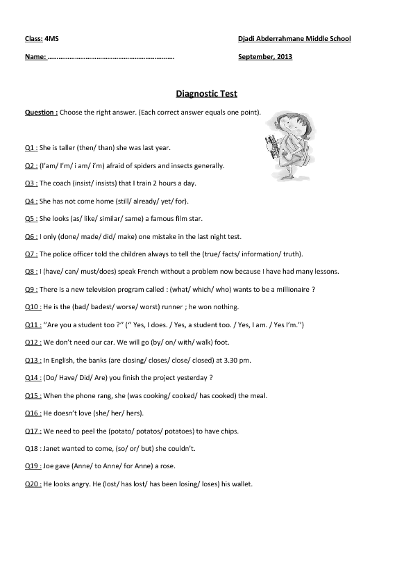 Grammar Worksheets Middle School The Best Worksheets Image
