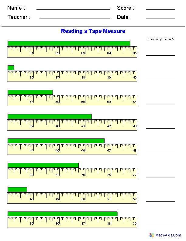 How To Read A Ruler Worksheet 8 Reading A Ruler Worksheet Ars