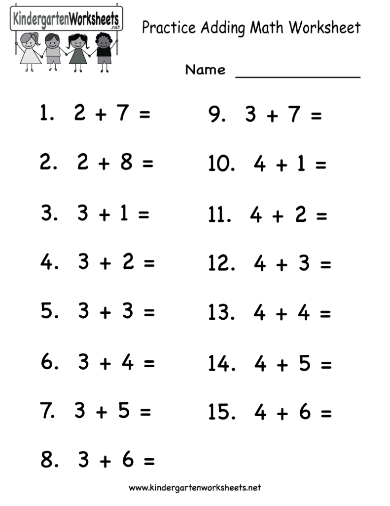 Ideas Of Kindergarten Math Worksheets Pdf With Sheets