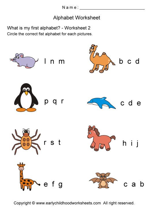 Index Of  Alphabet Circle