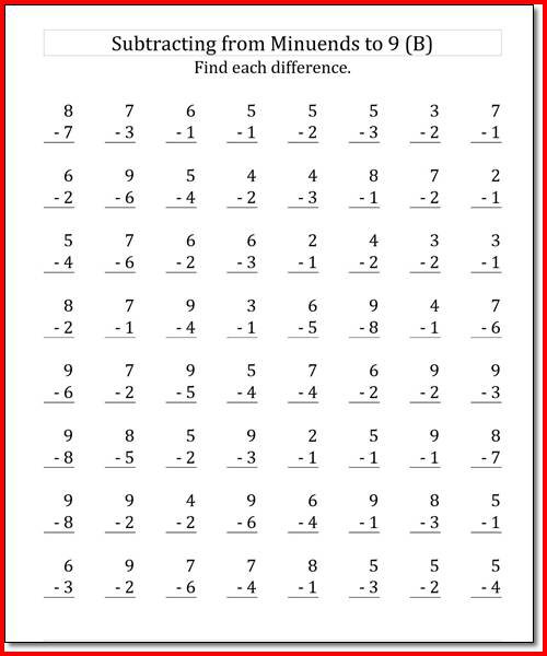 Math Facts Worksheets 2nd Grade Worksheets For All | Free Worksheets