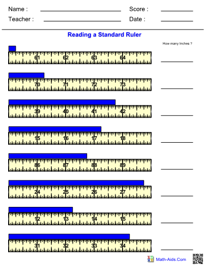 Measurement Worksheets With Answer Sheet I Teachersherpa