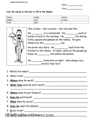 Reading Comprehension Worksheets For High School Worksheets For