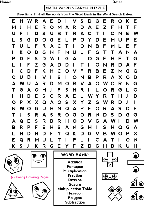 2nd Grade Puzzle Worksheets