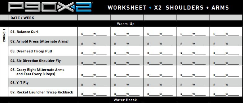 Shoulders And Arms Comparison  P90x And P90x2 Â« Home Fitness Geek