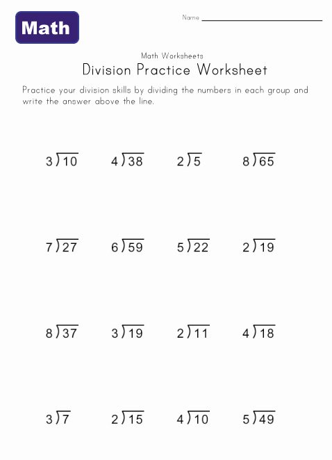 Simple Division With Remainders Worksheet Worksheets For All