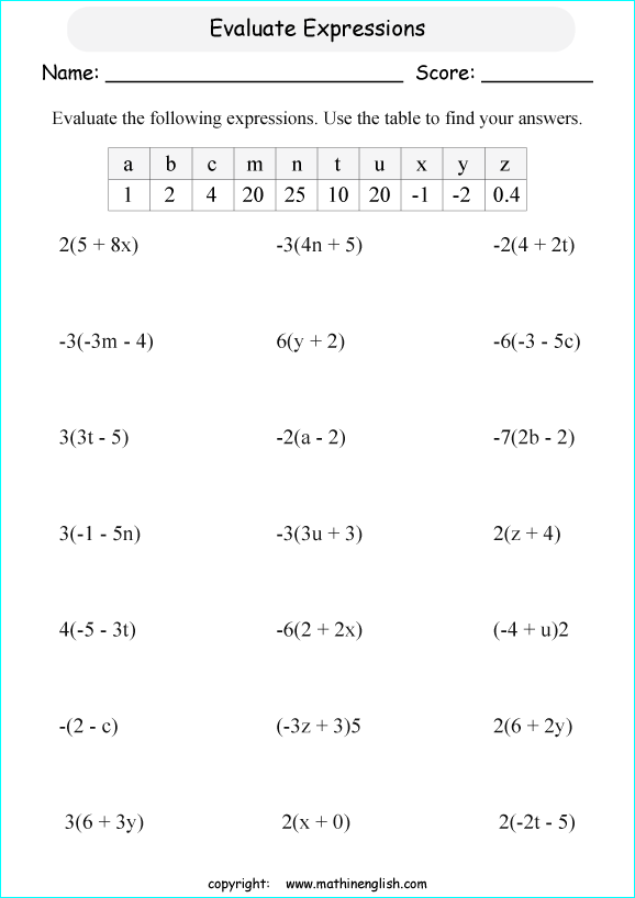 Solving Equations With Distributive Property Worksheets Worksheets