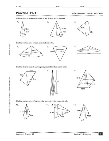 Surface Area Practice Worksheets Worksheets For All