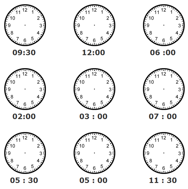 Tell The Time Worksheets Worksheets For All