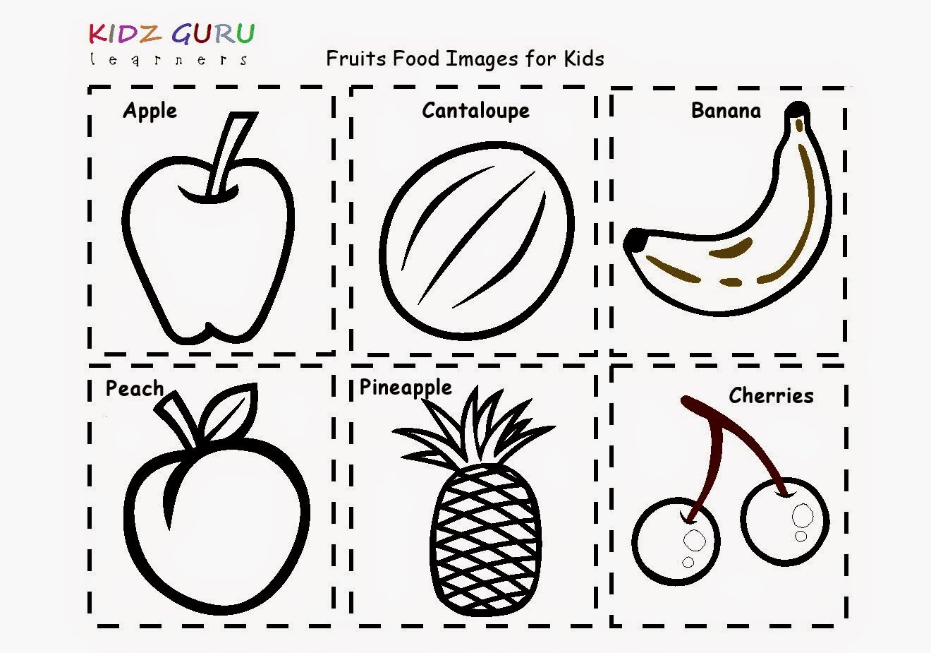 Vibrant Ideas Fruits Coloring Worksheets For Kindergarten 345 Best