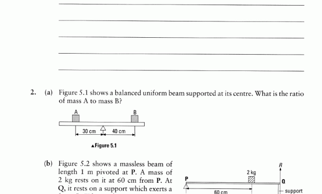 Worksheet 2 Drawing Force Diagrams Answer Key Free Printable Force