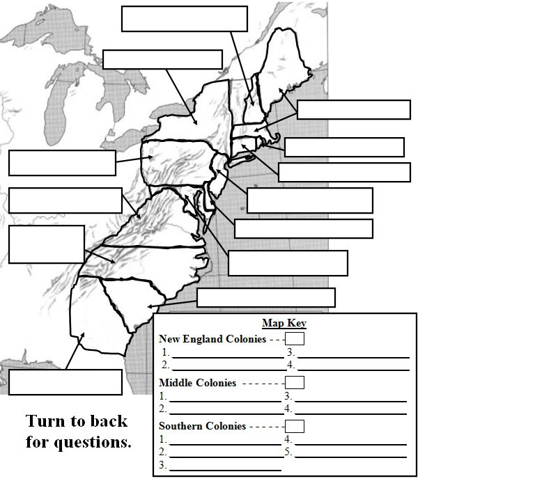 13 Colonies Map Worksheet The Best Worksheets Image Collection