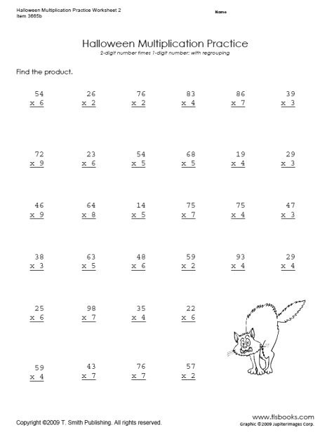5th Grade Multiplication And Division Worksheets For All