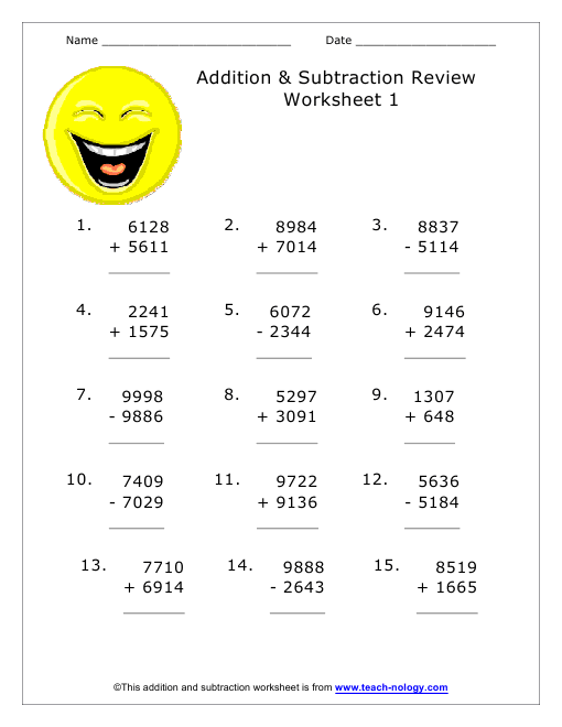 6 Long Subtraction