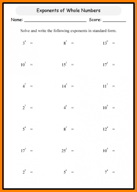 7 7th Grade Math Worksheets