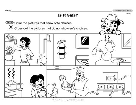 7 Best Safe And Unsafe Worksheets For Kids Images On Free Worksheets Samples