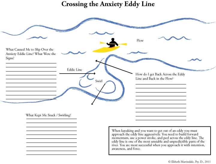 Anxiety Worksheets Anxiety Worksheet And It Has To Do With Rafting