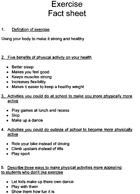 Arc    Benefits Of Physical Activity Fact Sheet