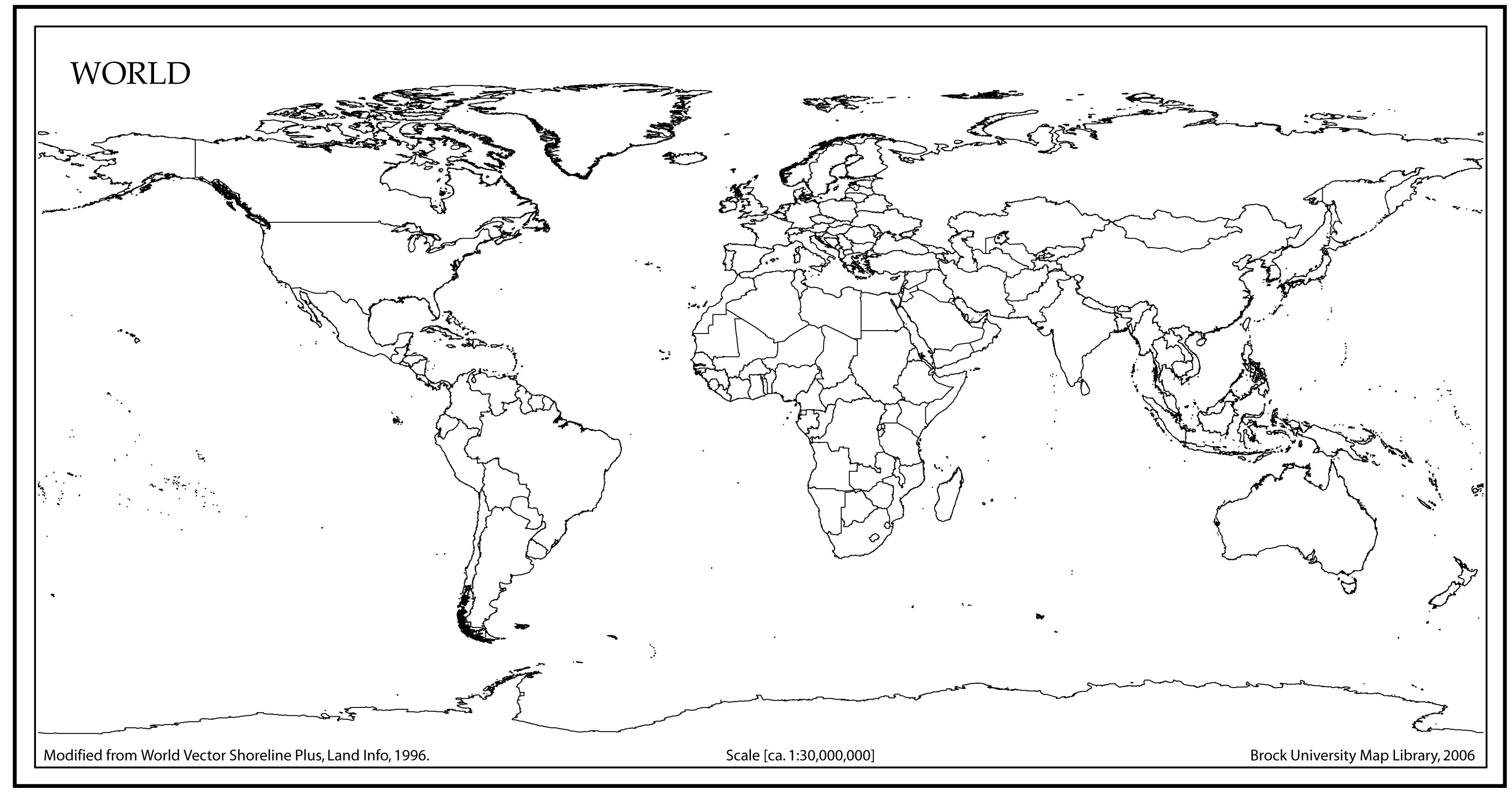 Blank World Map Continents Pdf Best Of With Scale Ks2 Printable