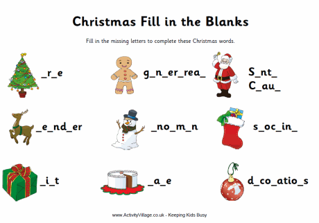 Christmas Worksheets For Students The Best Worksheets Image