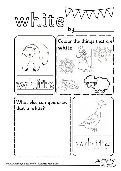 Colour Worksheets