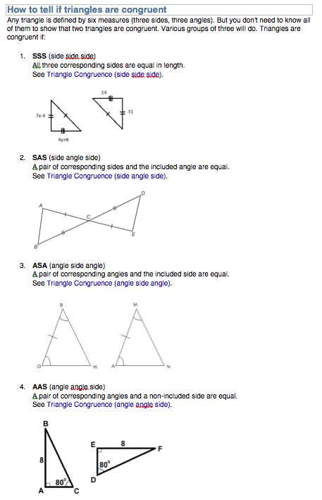 Congruence And Similarity Worksheets