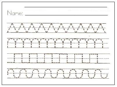 Free Handwriting Worksheets For Kindergarten