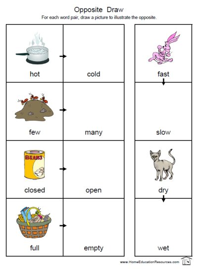 Free Printable Preschool Kindergarten First Grade Draw The