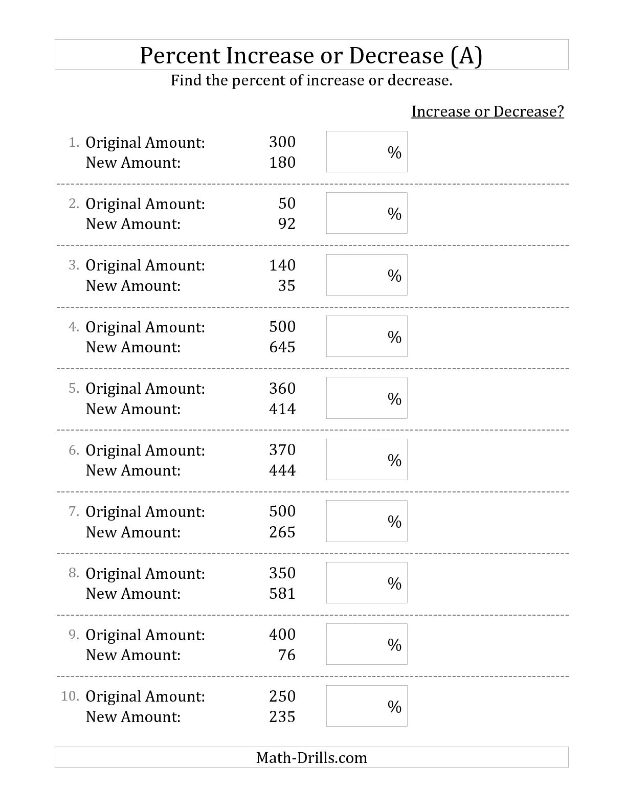 Free Worksheets Library