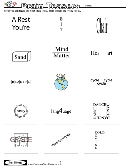 Fun Worksheets