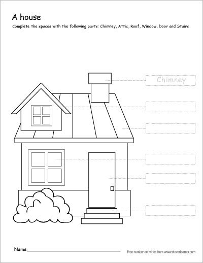 House worksheets for kids. Дом Worksheets. Parts of House раскраска для детей. Английский для детей Parts of the House задания. Части дома Worksheet.