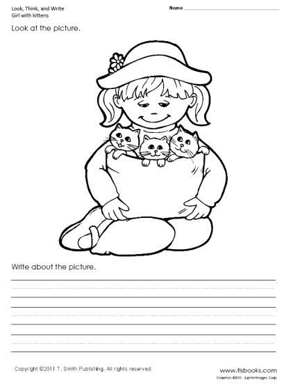 Look, Think, And Write Worksheet Set 1