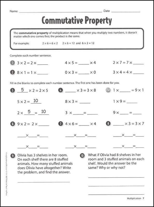 Multiplication Properties Worksheets 5th Grade Worksheets For All
