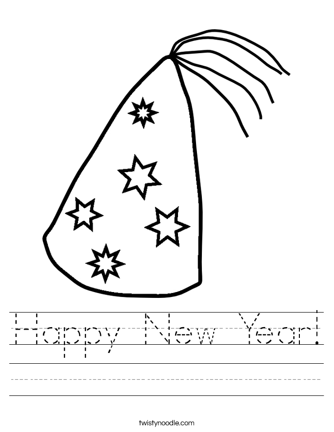 New Year S Math Worksheets For Kindergarten