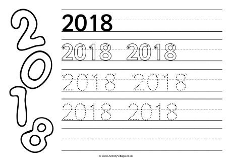New Year Worksheets