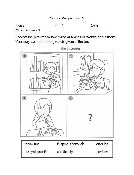 Primary 3a's English Blog  Picture Composition 5  Part A