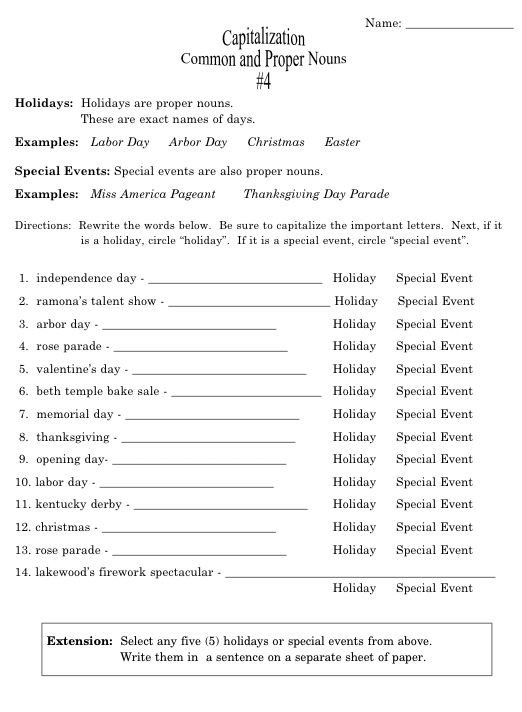 Printable Worksheets Grade 7 English