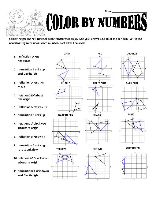 Reflections Math Worksheets Worksheets For All